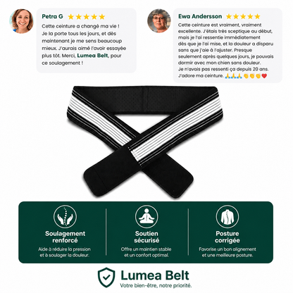 Lumea Belt - soutien pour la sciatique et les douleurs lombaires