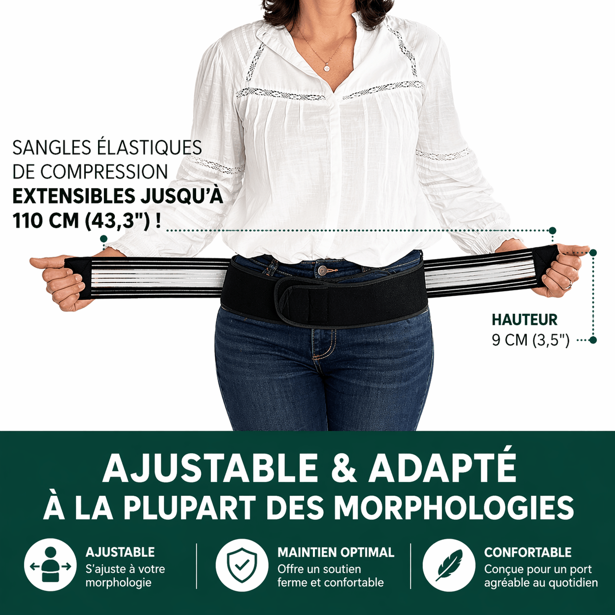 Lumea Belt - soutien pour la sciatique et les douleurs lombaires